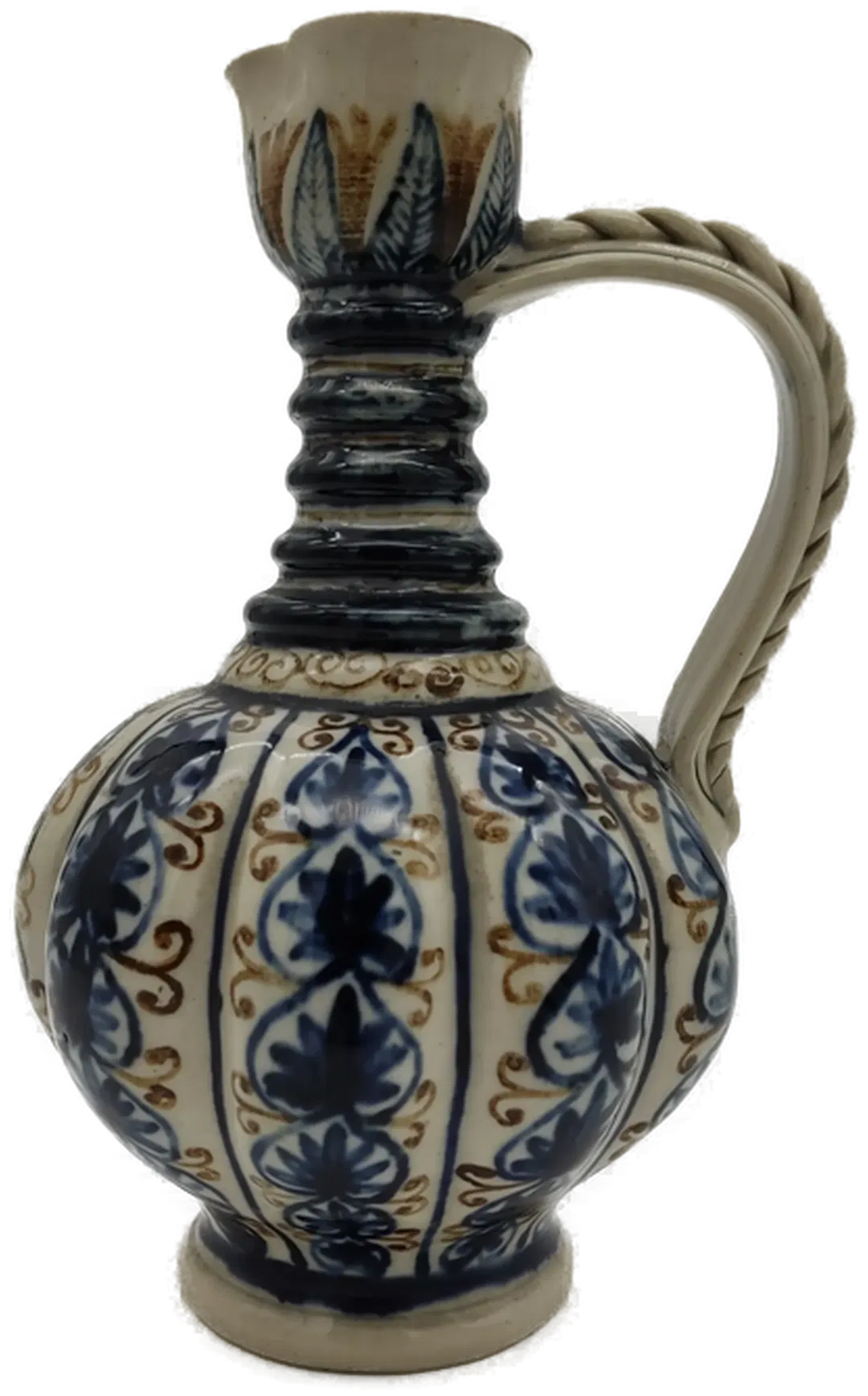 Vintage Krug Keramik handbemalt - H/21 cm - Bild 4