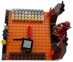 Lego 3847 Magma Monster (mit Ersatzfigur, die graue Figur fehlt) - Bild 4