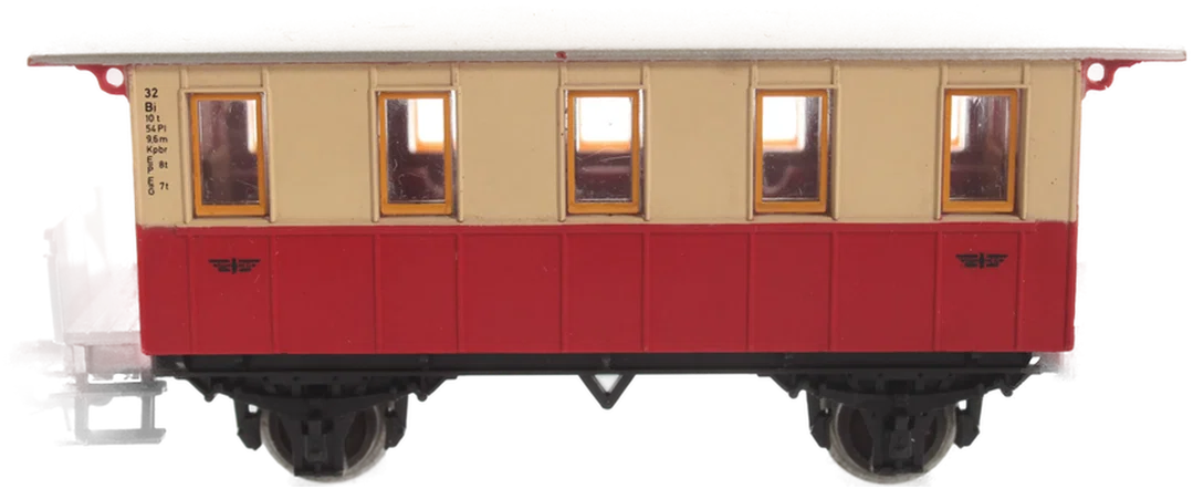 H0 Konvolut – 2x Niederbordwagen, 2x Personenwagen, 1x Gepäckwagen + 1 Roco 46027 ÖBB Stiegl Bierwagen – Bild 3