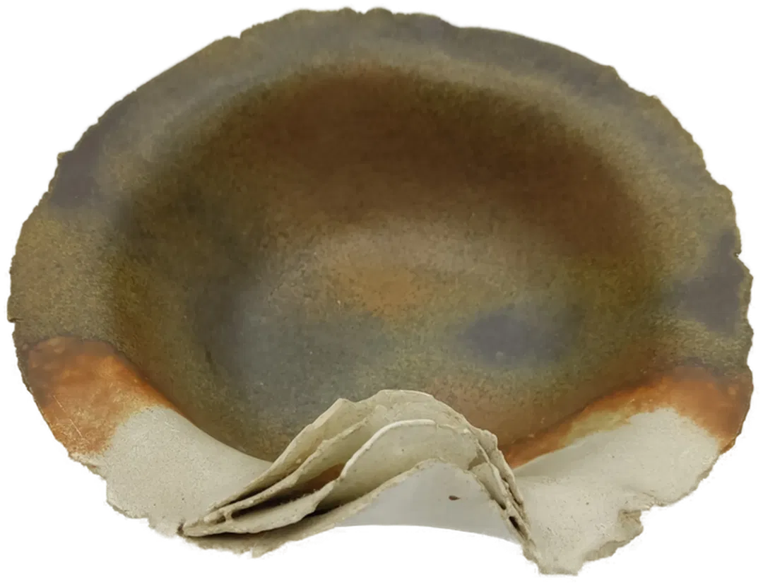 Keramik Obstschale modern Handarbeit - D/25 cm - Bild 4