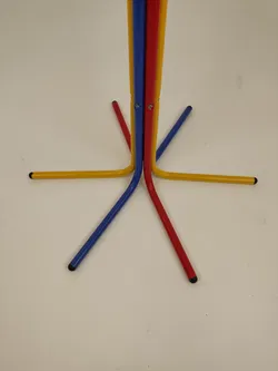 Vintage-Garderobe IKEA PLAGG - 90er-Jahre - rot/gelb/blau - Bild 7