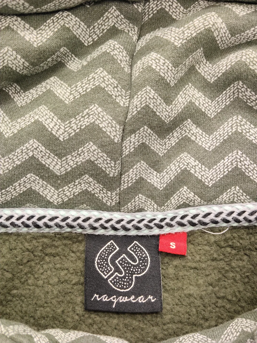 Damenpullover Größe 36 in Olivgrün mit Kragen | Casual-Chic – Bild 4