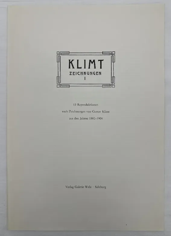 Gustav Klimt Zeichnungen 1 Sammelmappe mit Drucken 1980 – Bild 3