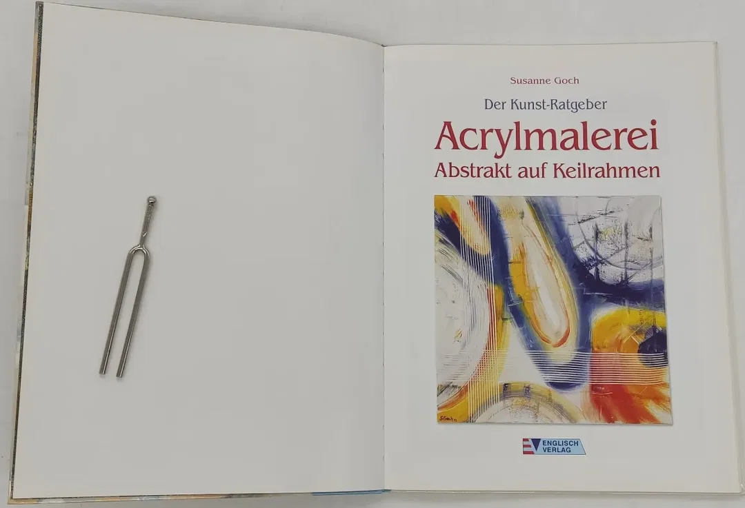 Buch Der Kunst-Ratgeber "Acrylmalerei" Abstrakt auf Keilrahmen von Susanne Goch – Bild 3