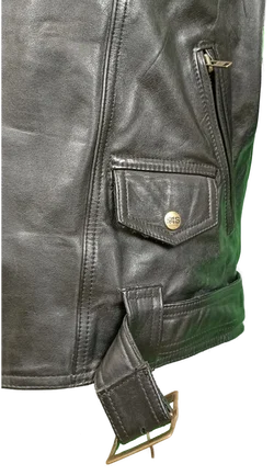 IXS Herren Leder Motorradjacke Biker Basics schwarz Gr. L - Bild 5
