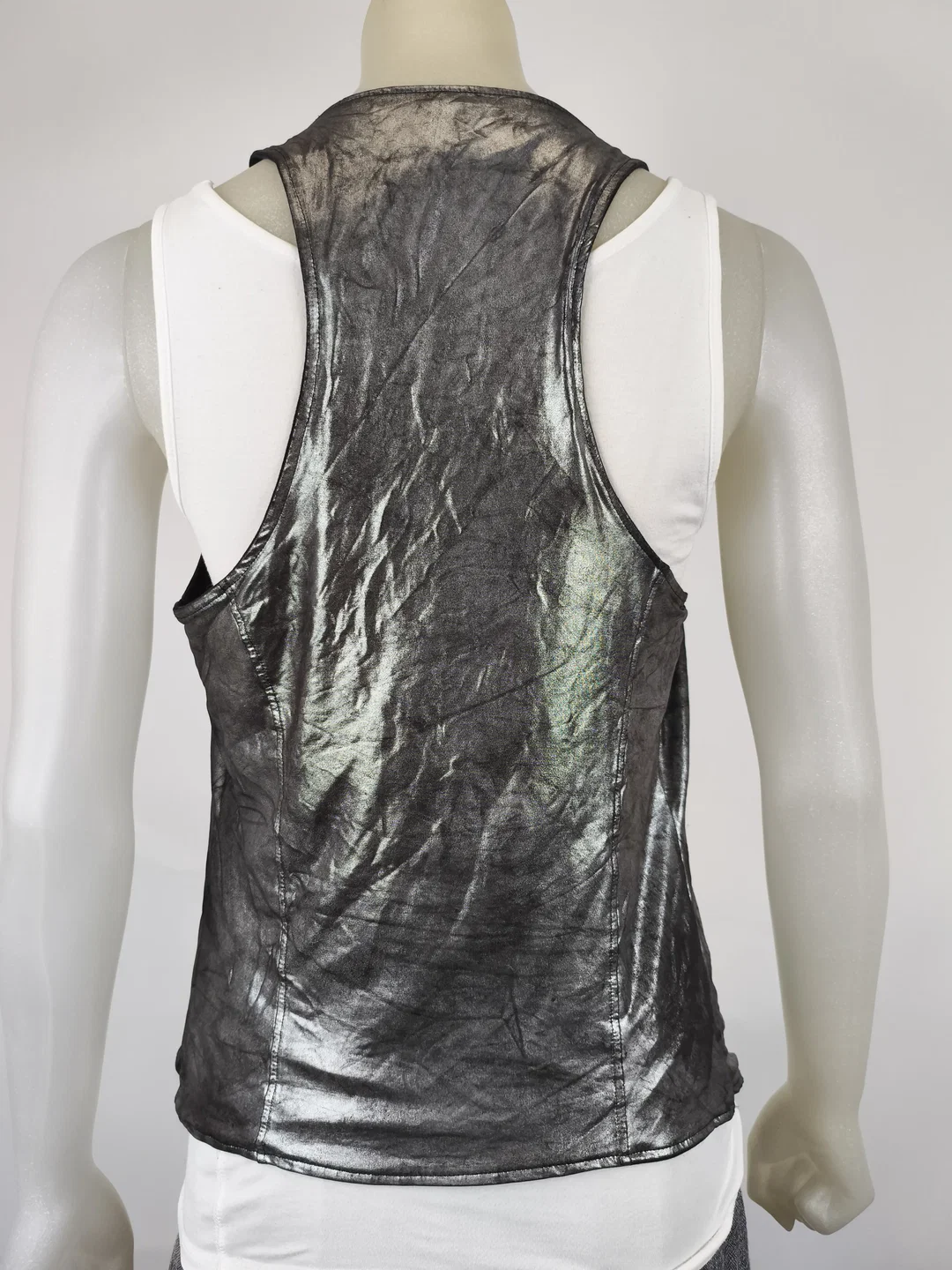 Miss Sixty, Gilet Metallic, Gr. M,  – Bild 2