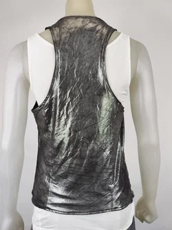 Miss Sixty, Gilet Metallic, Gr. M,  - Bild 2
