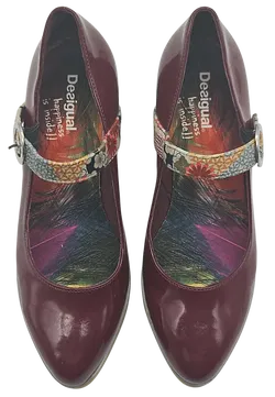 Desigual Damen Plateau Schuhe, rot - Gr. 40 - Bild 3