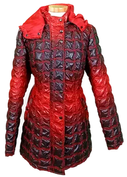 Pause Cafe Damen Mantel schwarz/rot Gr. 42 - Bild 1