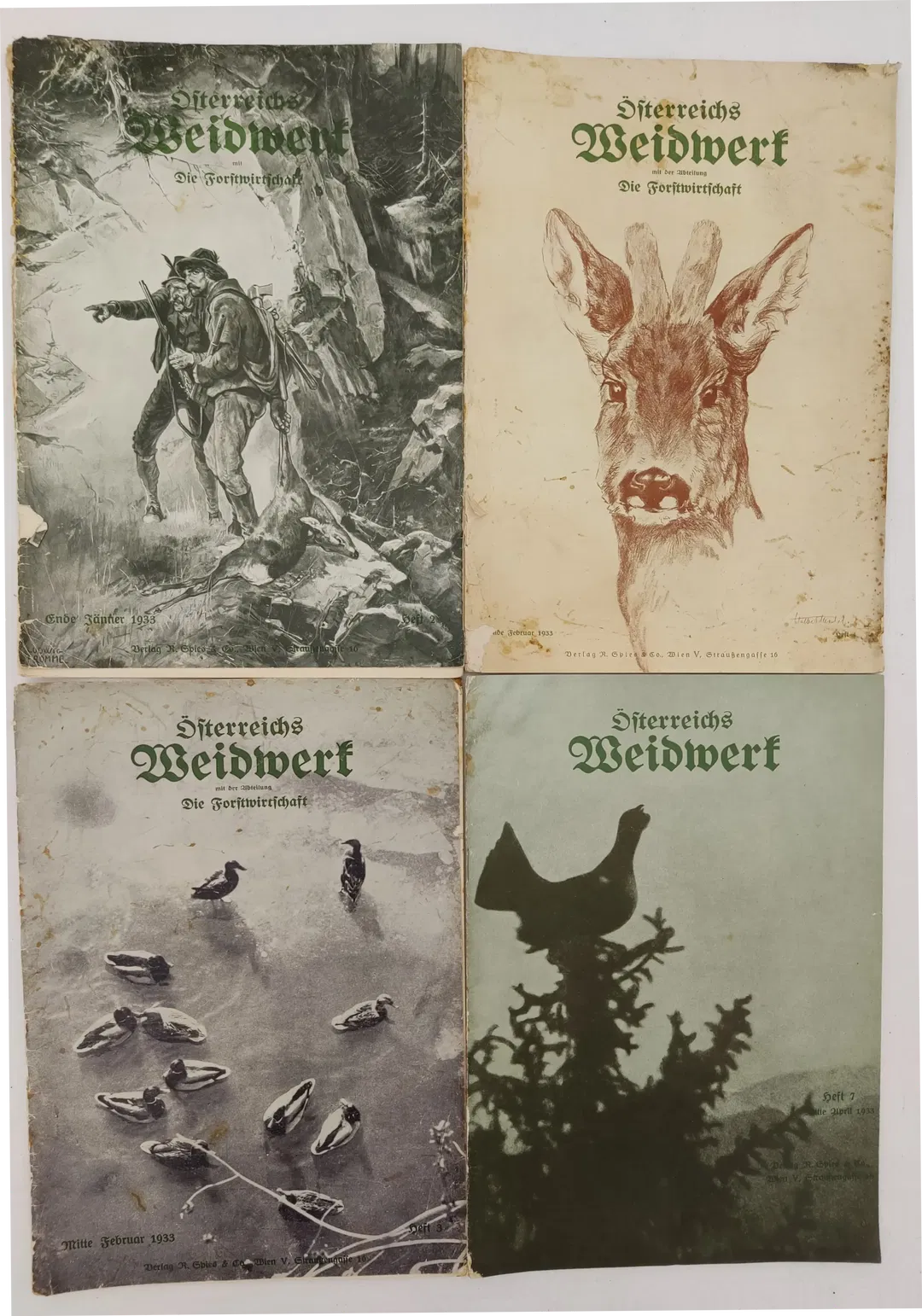 Österreichs Weidwerk - 16 Hefte - Jagdmagazin 1933 - Bild 1