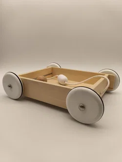 Kids Concept, Nachziehwagen, Holz - Bild 1