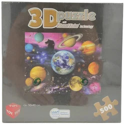 3D-Puzzle Toy, 500 Teile, Visual Echo | Im Weltall/Planeten - Bild 1