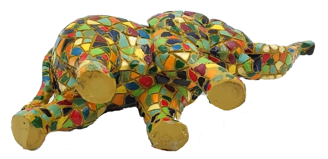 Mosaik Elefant - Gaudí‑Stil – Bild 7