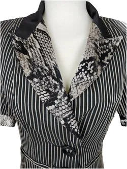 AirField Damenblazer, schwarz/weiß - Größe XS  - Bild 4