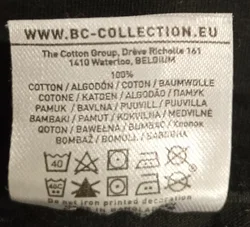 B&C Herrenshirt schwarz Gr. L – Vorschau 4