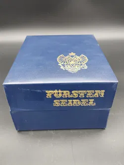 Fürsten Seidel Kristall-Bierkrug mit Messingdeckel - Bild 6