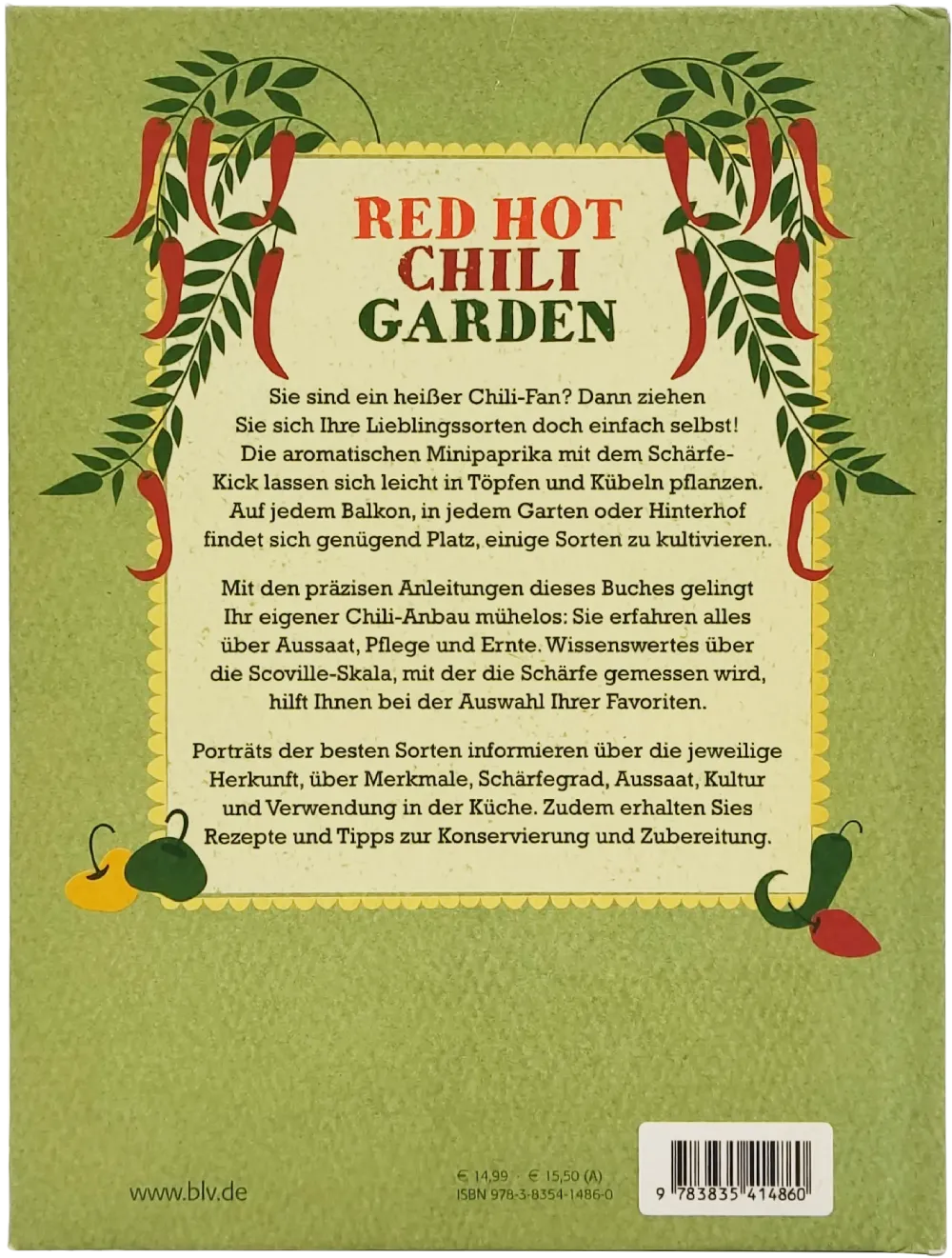 Buch "Red Hot Chili Garden - Die besten Sorten anbauen, ernten und verwerten" von Kay Maguire – Bild 2