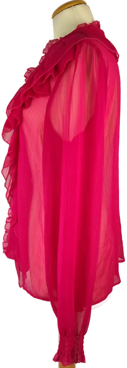 Damenbluse Zara Polyester Gr. 38 | Frühlingsleicht – Bild 3