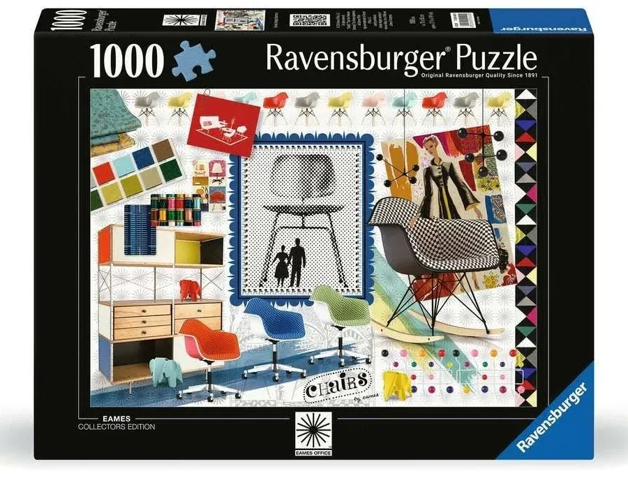 Ravensburger Puzzle „Eames Chairs – Collectors Edition“ – 1000 Teile – Premium Puzzle – Bild 1