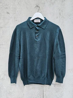 LES JAQUELINES Vintage Herren Pullover, grün - Gr. S