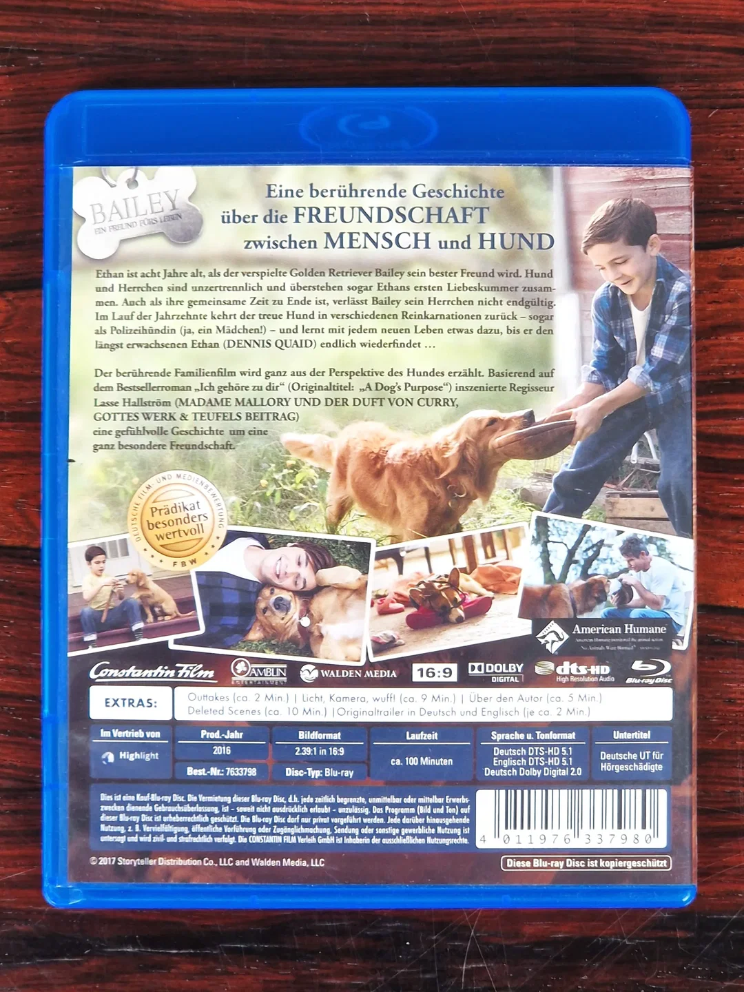 Bailey - Ein Freund fürs Leben - Film - Blu-ray – Bild 2