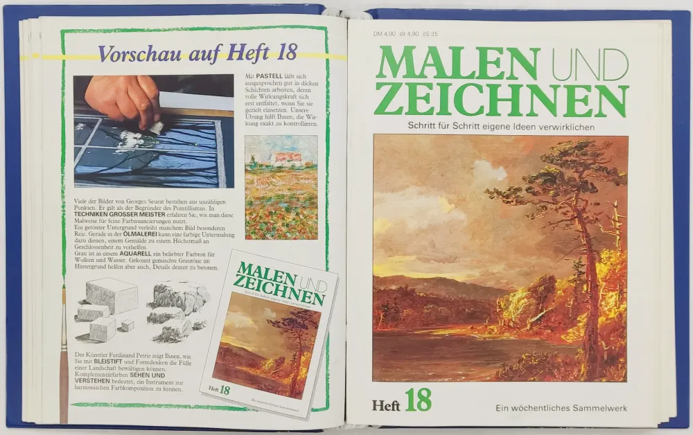 Zeitschriftensammlung "Malen und Zeichnen - Schritt für Schritt eigene Ideen verwirklichen" Hefte 1 bis 36 – Bild 3