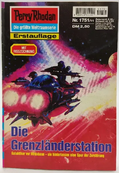 Romanheft Perry Rhodan Die Grenzländerstation Erstauflage Nr.1751 - Bild 1