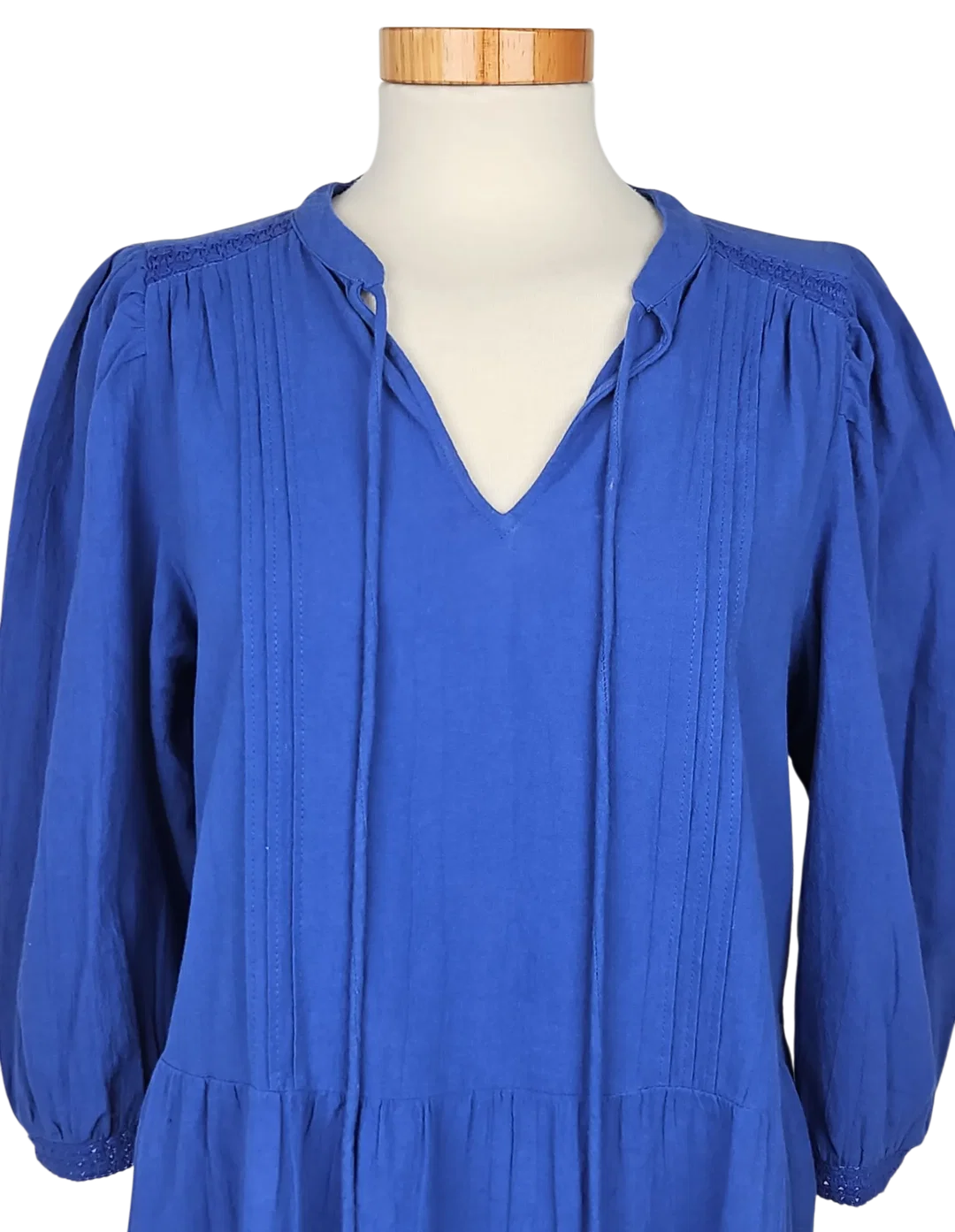 VERO MODA Damen Midikleid, blau - Gr. S  – Bild 4