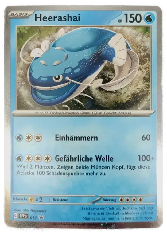 Pokémon Sammelkarte Basis Heerashai - Bild 4