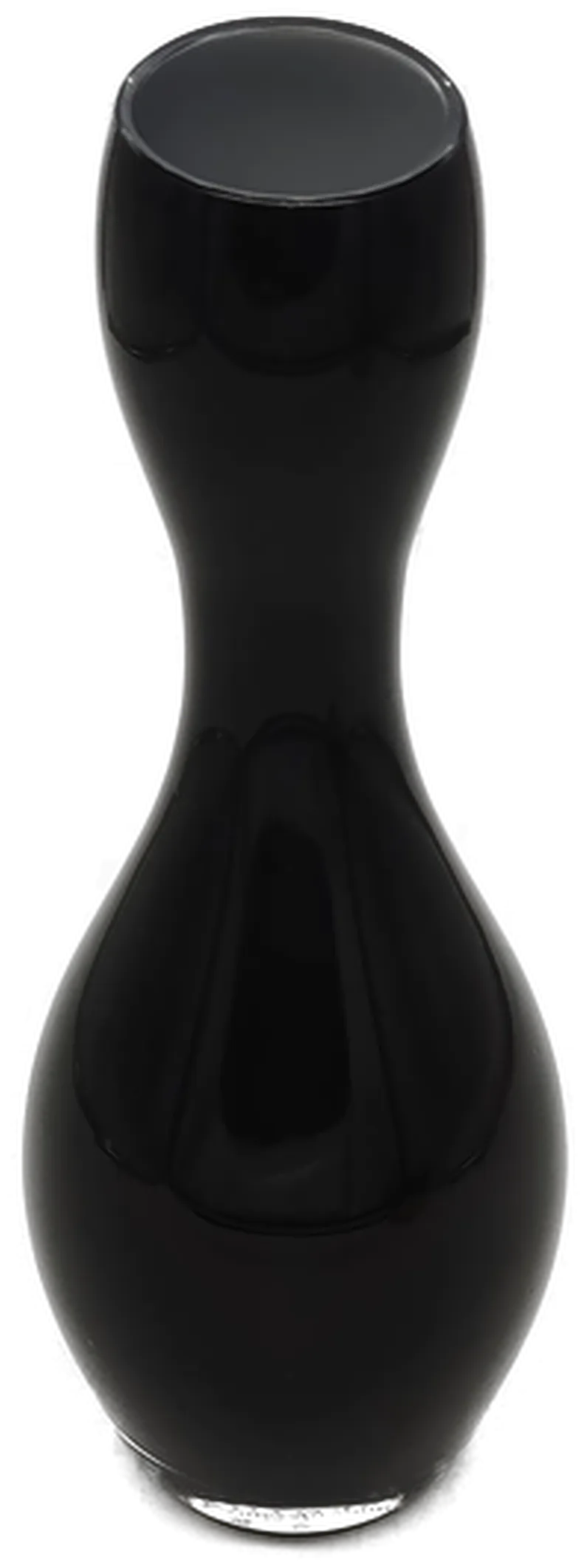 Rosenthal Vase schwarz aus Opalglas Home Design Höhe ca 25cm – Bild 3