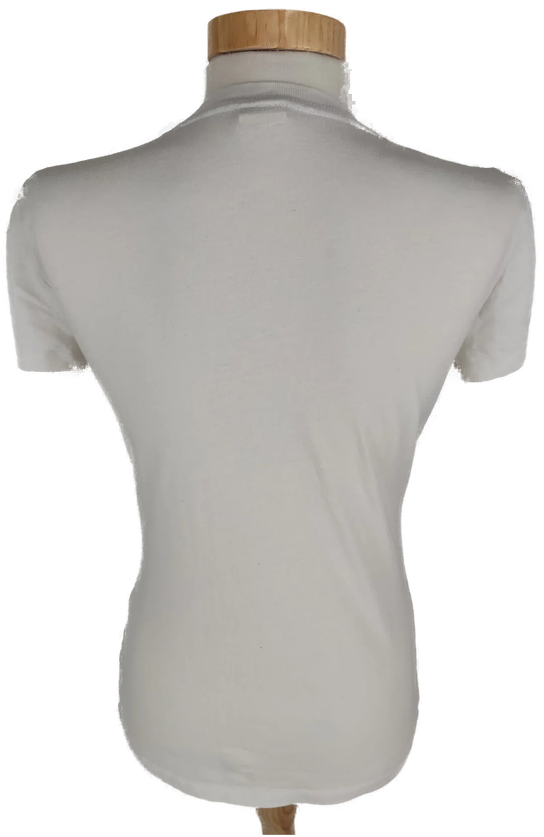 T-Shirt "Hollister", kurzarm mit Rundhalsausschnitt, weiß mit Aufdruck, Größe M – Bild 3