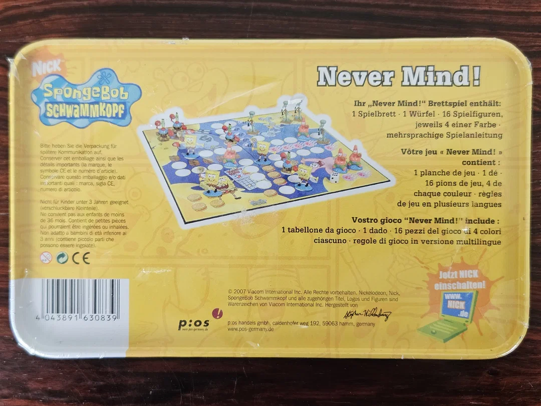 Spongebob Schwammkopf - Never Mind! - Gesellschaftsspiel - p:os  – Bild 2