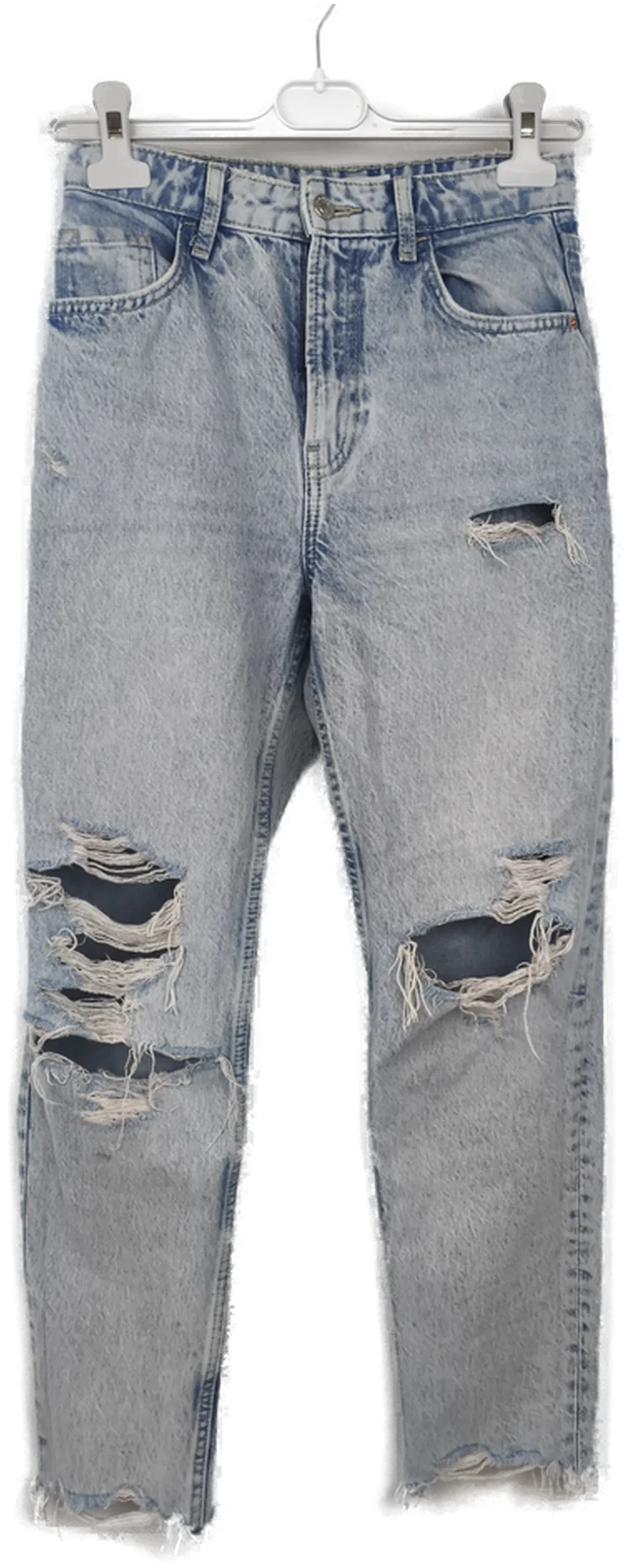 Bershka, Damenjeans, Gr. 34 - Bild 4