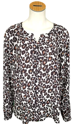 Marc Cain Damenbluse Leoprint Gr. L – Vorschau 1