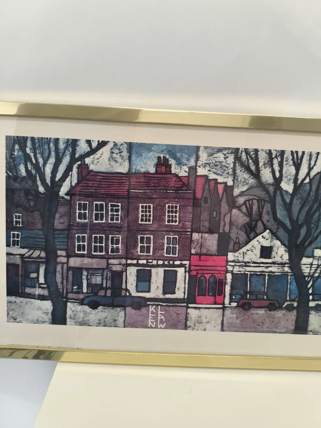 Ken Law, Kunstdruck mit Rahmen, Hampstead – Bild 3