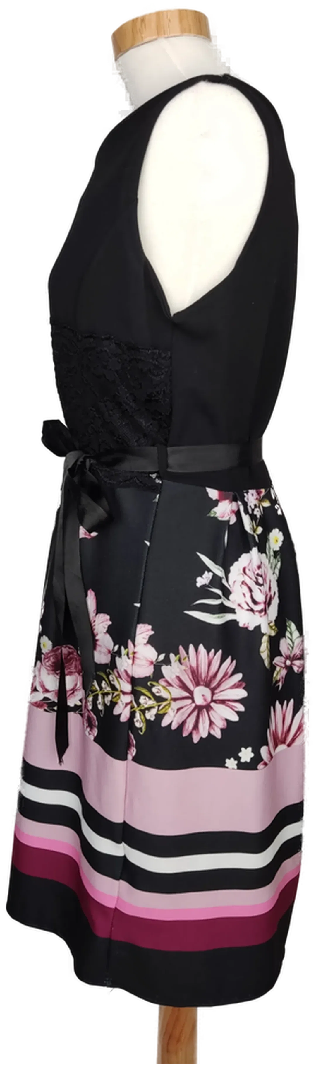 Colosseum Damen Kleid schwarz/rosa geblümt - L/42 – Bild 3