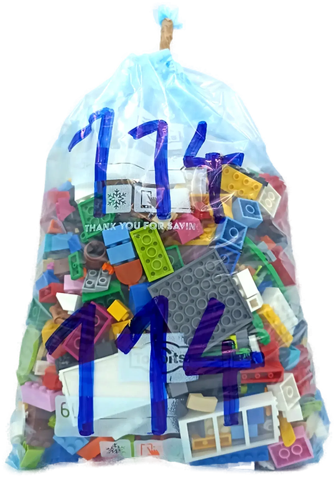1,5 Kilo Lego Steine gemischt - Bild 1