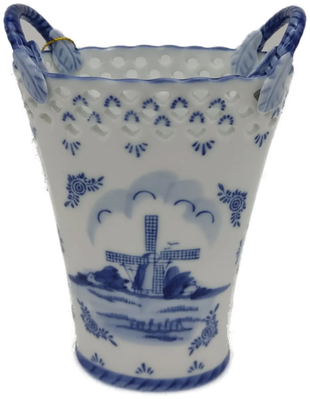Delftware Tischvase in Blau & Weiß - Bild 1