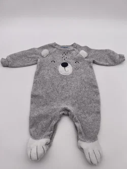 2er Baby-Strampler, Gr. 62, "Der Grinch" und süßer Bärenstrampler, gratis Sterntaler-Strumpfhose dazu – Vorschau 4