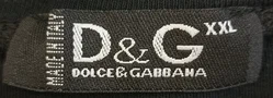 Dolce & Gabbana Damenshirt schwarz mit Strasssteinlogo Gr. XXL – Vorschau 3