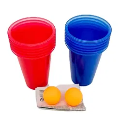 Flying Tiger Beer Pong Set – Party-Spiel mit Bechern & Bällen - Bild 1