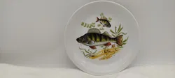 Bavaria Porzellan Teller – 3 Stück mit stilvollem Fischmotiv, sehr gut erhalten - Bild 4