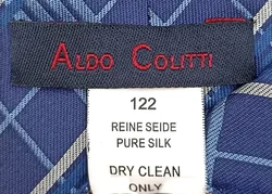 Aldo Colitti Herren Seidenkrawatte gemustert – Vorschau 3