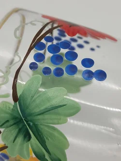 Vintage Wiener Achtelgläser, handbemalt - 5 Stück - Bild 6