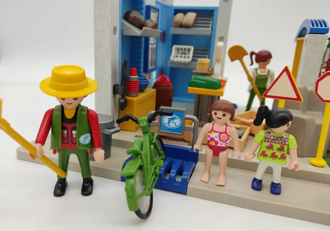 Playmobil Zoowärterhaus mit Affengehege + 3 Kinder und Kleinteile – Bild 3