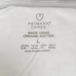 PRIMARK Damen T-Shirt weiß mit Aufdruck - L 42/44 - Bild 4