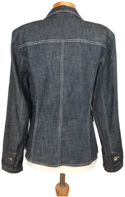 Gerry Weber Damen Blazer Denim grau/schwarz - S/36 - Bild 2