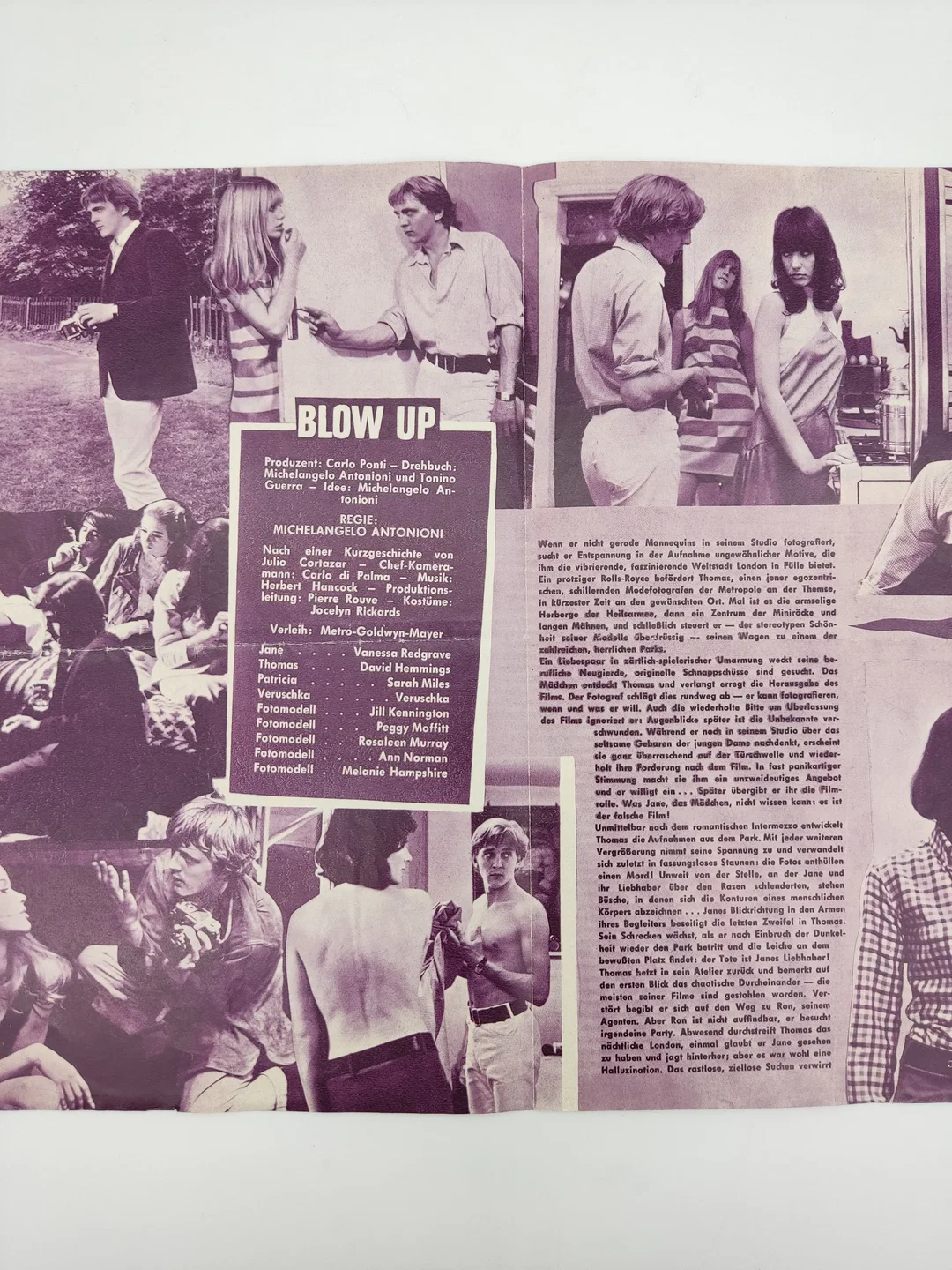 10x Vintage Filmprogramme 1960er - Blow Up, Topkapi etc – Bild 3
