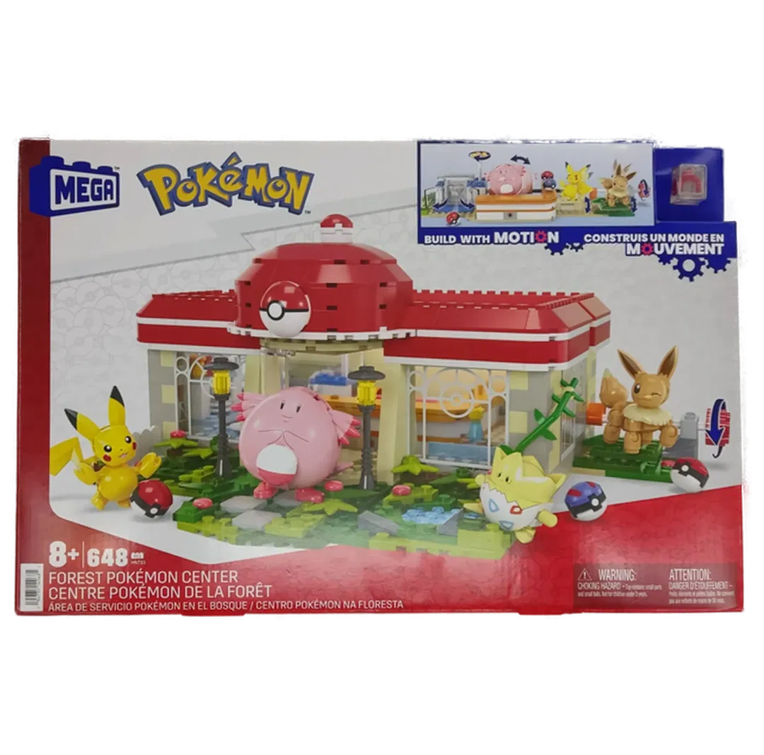 MEGA Pokémon Klemmbausteine Set Pokémon Center, inkl. 5 seltene Pokemon Sammelkarten - Bild 1