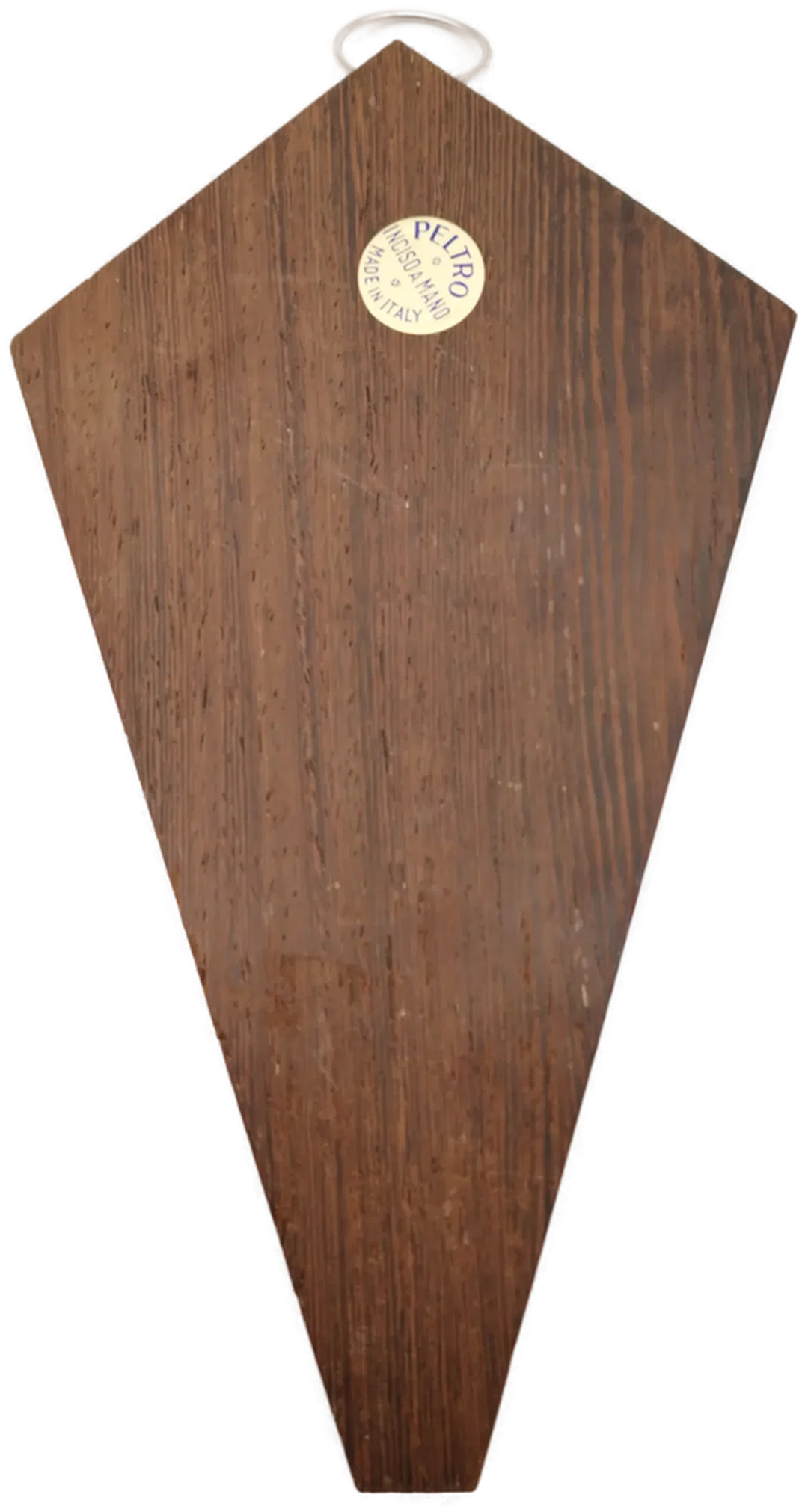 Handgravierte Zinnskulptur zum Aufhängen - Heiligenbild – Bild 2
